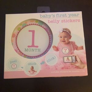 Baby’s first year belly stickers